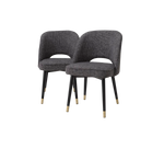 Dining Chair Cliff Rocat Black Set of 2