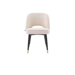 Dining Chair Cliff Bouclé Cream Set of 2