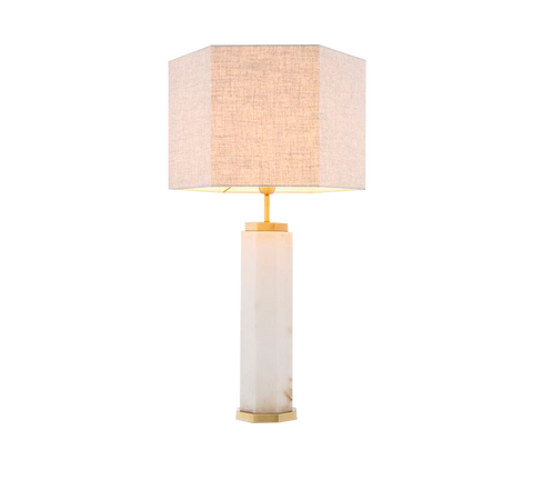 Newman Table Lamp Alabaster
