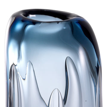 Vase Sianni M - Blue Glass