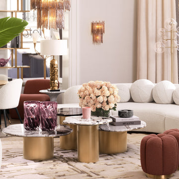 Side Table Shapiro - Marble black