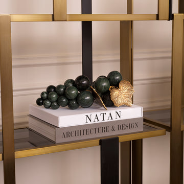 Object Vintage Grapes - Green marble