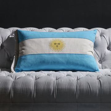 Flag Cushion Med Argentina