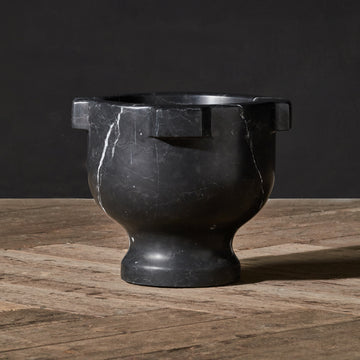 Cosimo Urn - Black Marble
