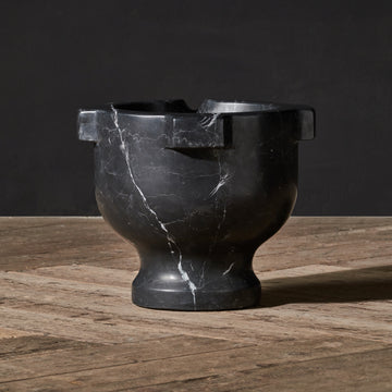 Cosimo Urn - Black Marble