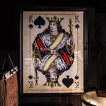 Cards Konig Spades Art