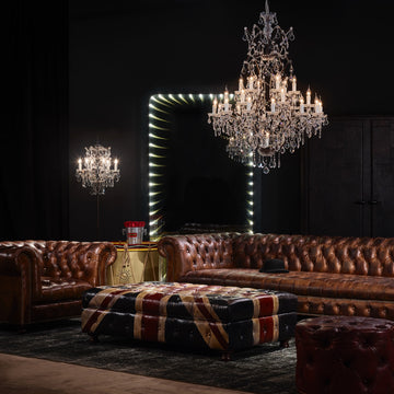 Crystal Med Chandelier