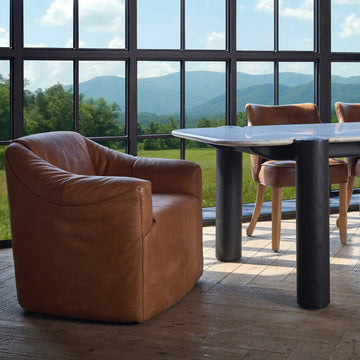 Rumple Chair - Buff Burnished Nutmeg