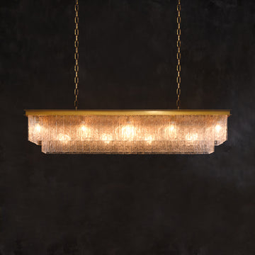 Bark Rectangle Medium Pendant