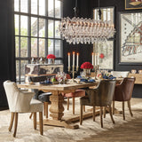 Crystal Rectangle Chandelier L