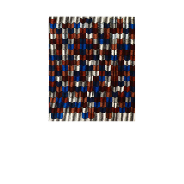 Alfombra Memoire D Une Trame Bleu