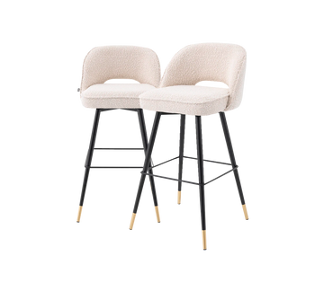 Bar Stool Cliff Bouclé Cream