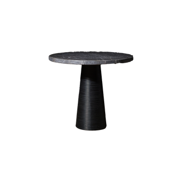 Bootlace Round Side Table – Midnight