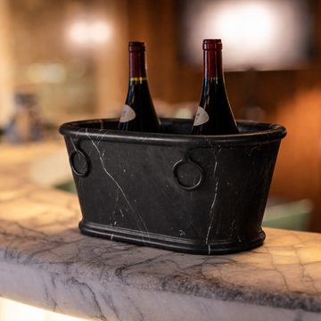 Roman Bath Ice Bucket - Black Marble