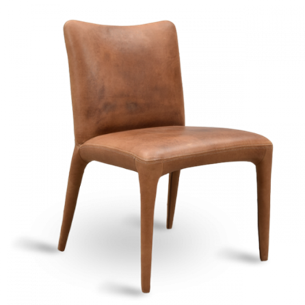 Fibi Dining Chair Nutmeg Leather