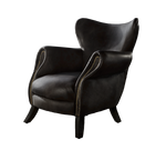 Scholar Chair Old Saddle Black
