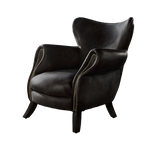 Scholar Chair Old Saddle Black