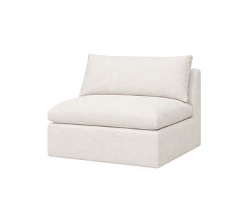 Strata Feather Petite 1 Seater - Performance Native Linen White