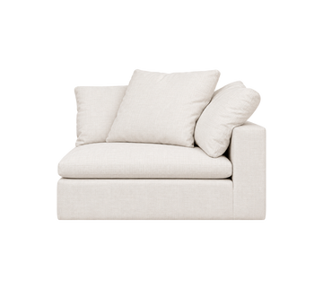 Strata Feather Petite Corner -  Performance Native Linen White