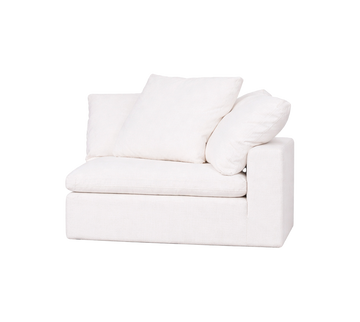 Strata Feather Petite Corner -  Performance Thin Chenille Yarn Dyed Natural