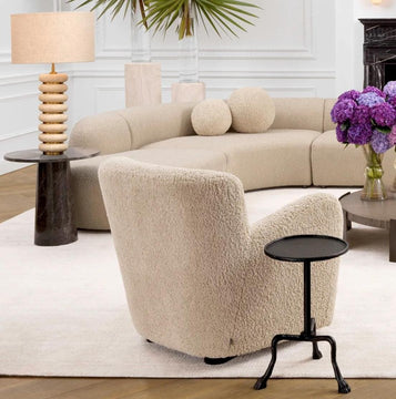Table Lamp Baron Travertine