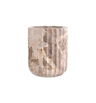 Vase Nava - Brown Marble