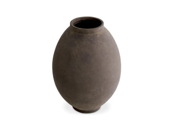 Vase Moon Jar L - Taupe