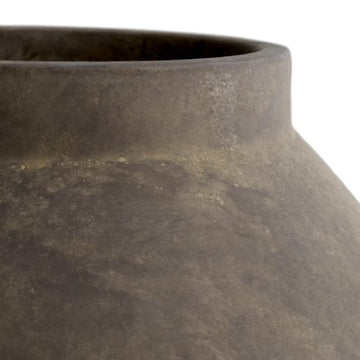 Vase Moon Jar L - Taupe