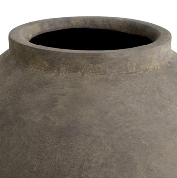 Vase Moon Jar M - Taupe