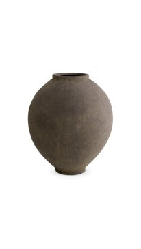 Vase Moon Jar M - Taupe