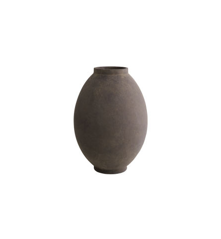 Vase Moon Jar L - Taupe