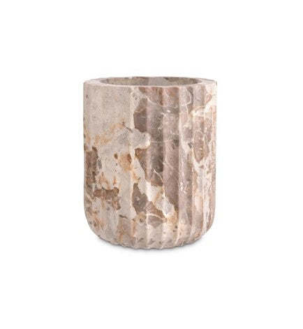 Vase Nava - Brown Marble