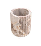 Vase Nava - Brown Marble