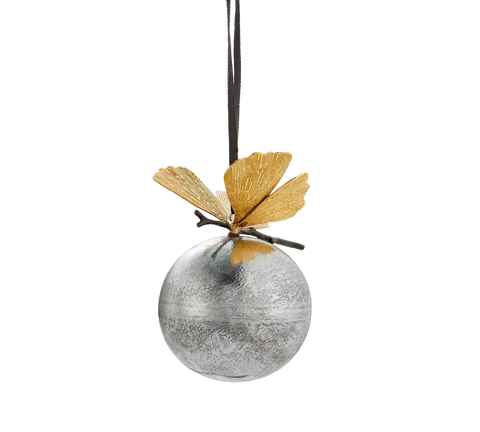 Butterfly Ginkgo Ornament