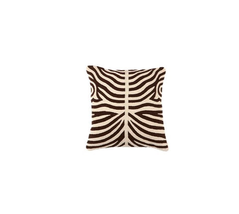 Cushion Zebra Marron