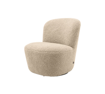 Swivel Chair Doria - Canberra Sand