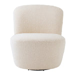 Doria Swivel Chair Bouclé Cream