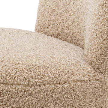 Swivel Chair Doria - Canberra Sand