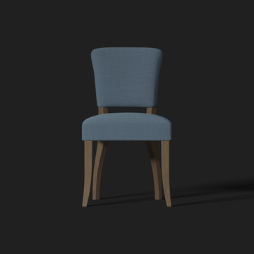 Dining Chair Mimi - Pennines Linen Ocean