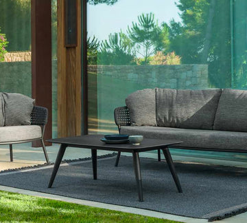 Moon Alu Coffee Table Graphite