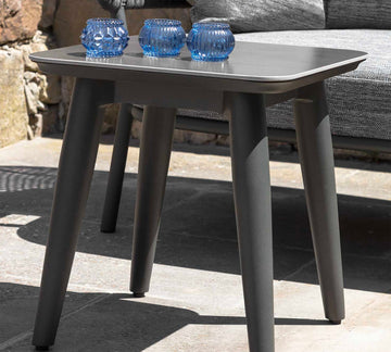 Moon Alu Side Table Graphite