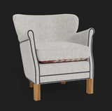 Professor Chair Vintage Bianco