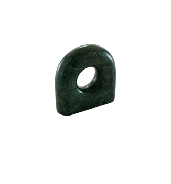 Tore Bookend - Green Marble