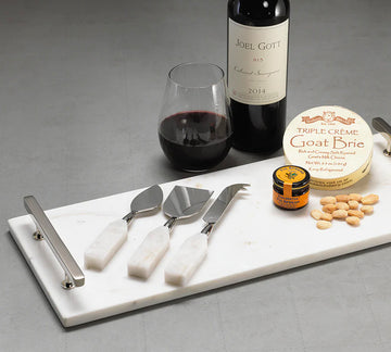 Alabaster Cheese Knife Set
