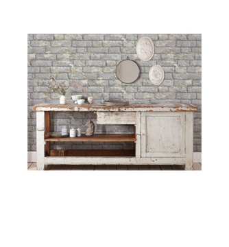 Antique Painted Bricks Gray