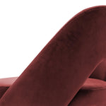 Bar Stool Avorio Roche Bordeaux Velvet