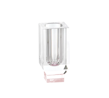 Carina Crystal Vase - Pink