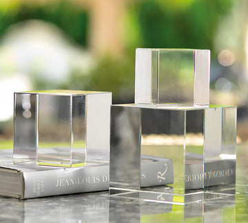 Crystal Glass Cube