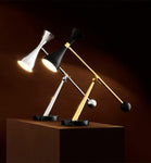 Desk Lamp Cordero polished brass black finish