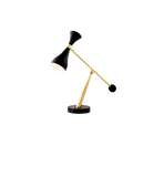 Desk Lamp Cordero polished brass black finish